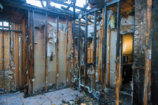 Professional Fire Board Up technician working in Clinton, WI